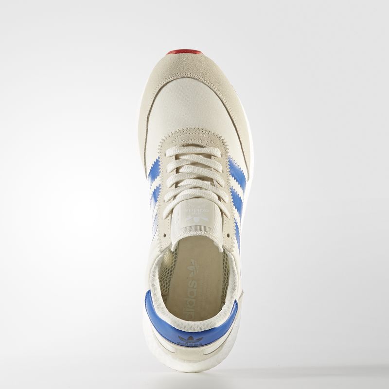 Adidas originals iniki runner off white-blue-core red best sale